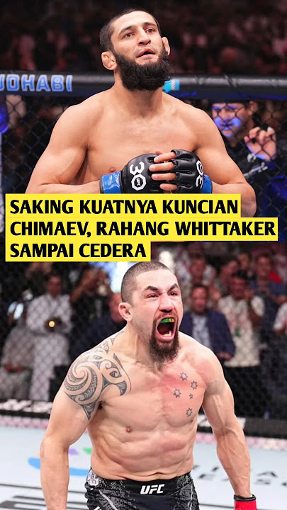 Saking Kuatnya Kuncian Chimaev, Rahang Whittaker Sampai Cedera #shortsvideo#mma#shorts