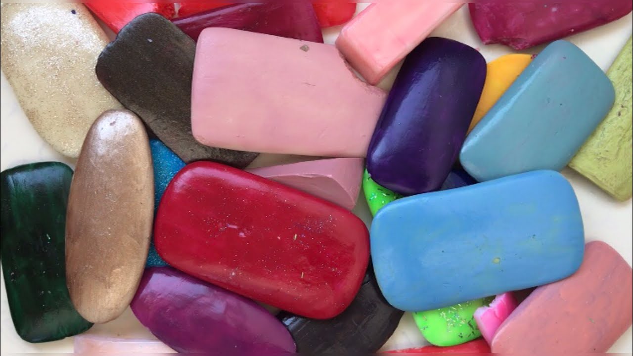 ASMR SOAP # 21 /Pieces of dry soap / Обмылочки