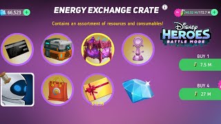 Disney Heroes Battle Mode: Energy Exchange Crate openings. What will I get ? 