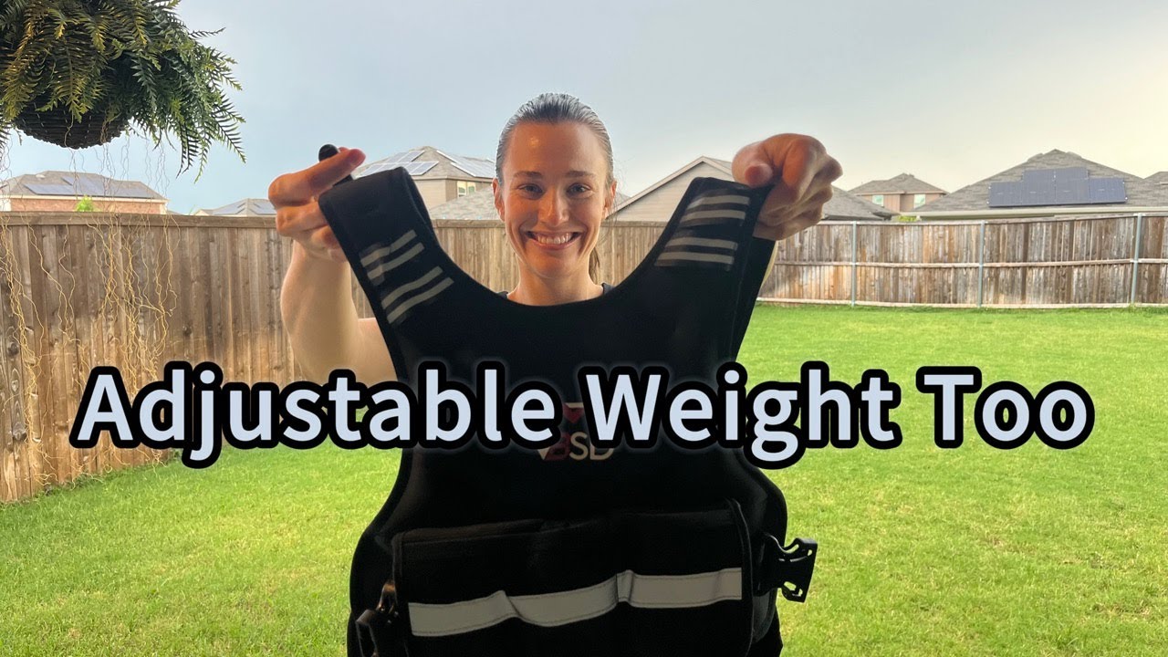 Amazon Fitness Must Have 💪 VBSD Adjustable Weighted Vest Review & Workout Test