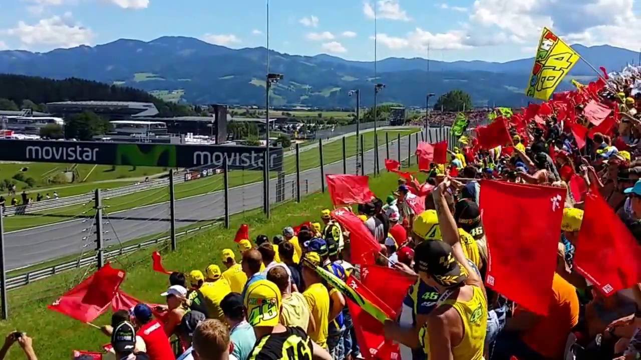 MotoGP# Red Bull Ring Spielberg Austria VR46 Fans - YouTube