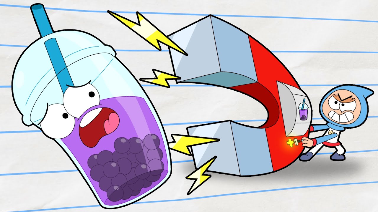 Magic Magnet Attracts Bubble Tea! | Cartoons for Kids | Boy & Dragon Full Episodes 2024