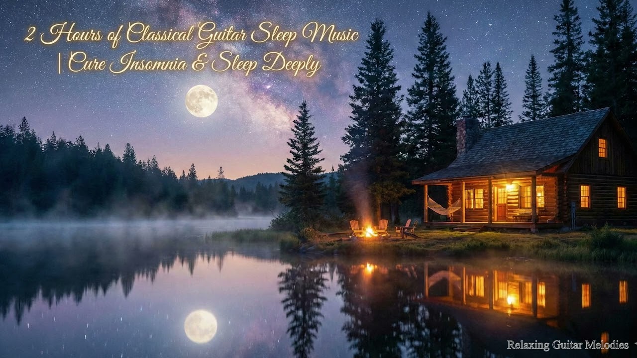 💤 2 Hours of Classical Guitar Sleep Music | Cure Insomnia & Sleep Deeply