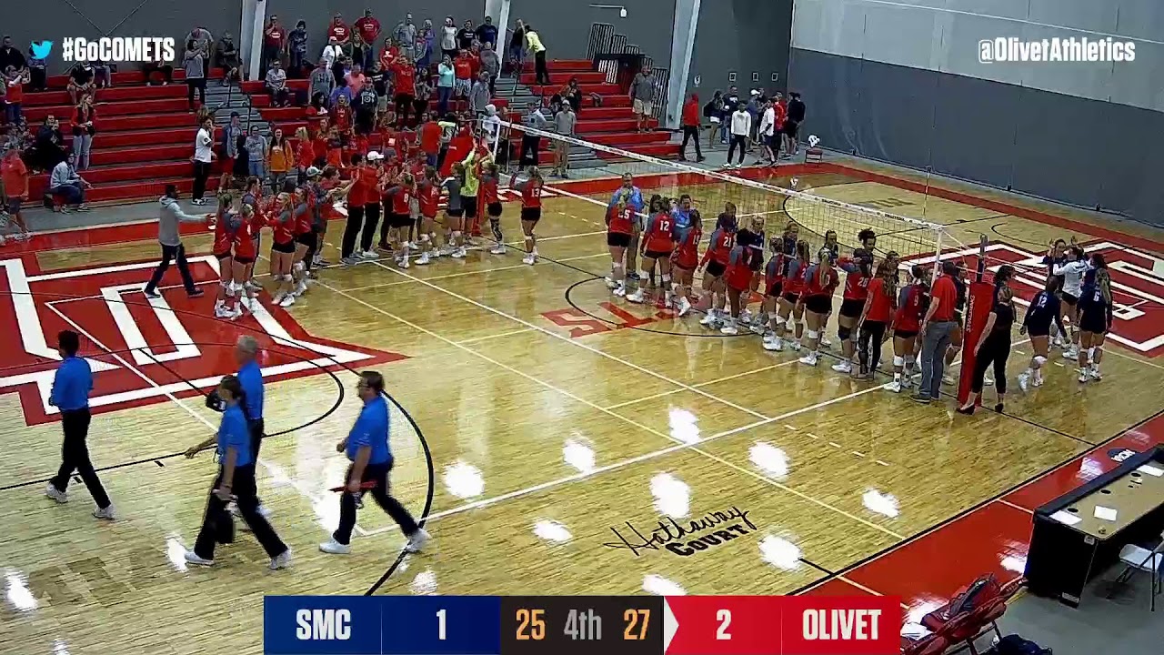 Olivet College volleyball vs. Saint Mary's YouTube