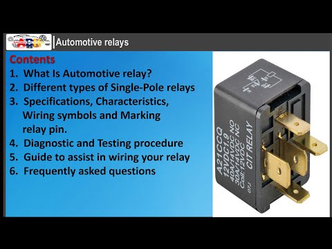 Automotive Relay Current Draw