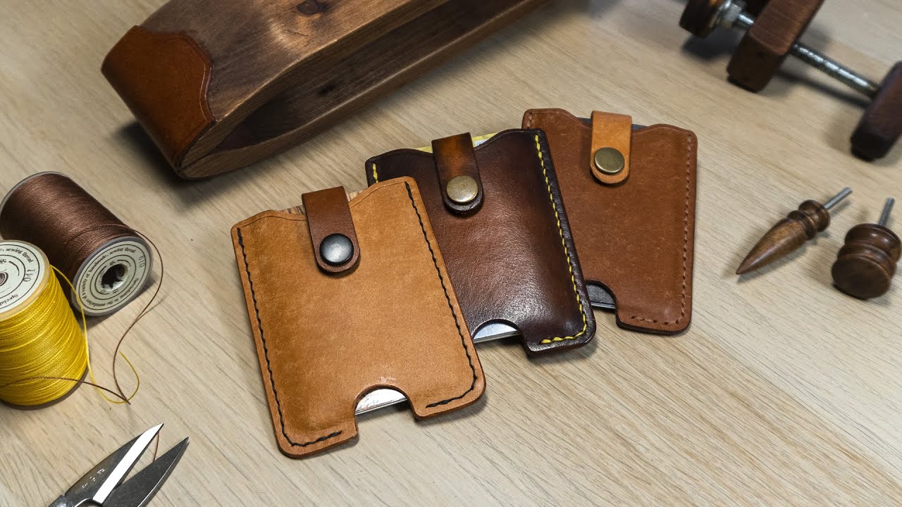 Crafting Your New Trendy Vertical Card Wallet