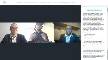 Student talk: Internship and mentoring opportunities in informatics