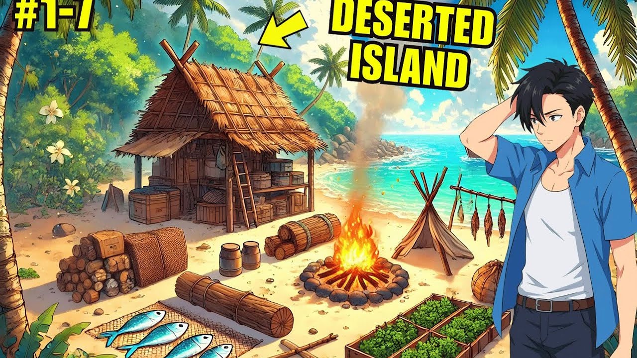 Stranded on a Desert Island in the Middle of the Ocean, He Fights to Survive! | Manhwa Recap