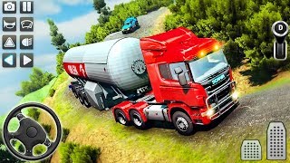 Offroad Oil Tanker Transporter Truck Drive - Android GamePlay screenshot 4