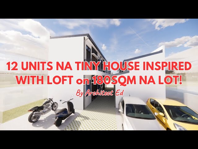 12 Units Tiny House Inspired Apartment Design on 180 Sqm Lot! class=