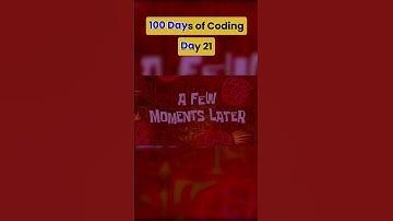 Day 21 - 100 Days of Coding Challenge | Web Development #webdevelopment #100daysofcoding #shorts