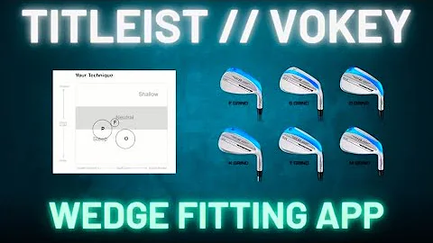 Titleist / Vokey Wedge fitting app breakdown!