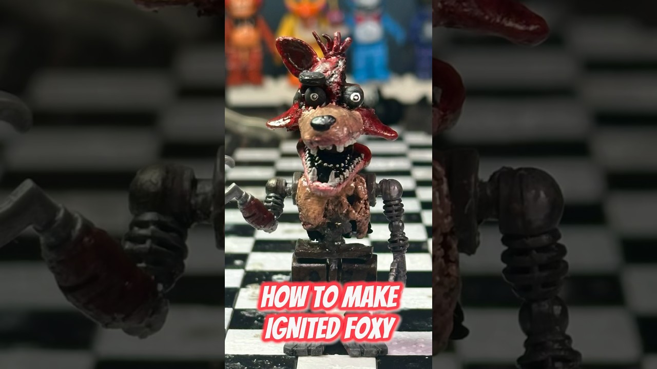 Фигурка IGNITED FOXY LEGO своими руками | Радость творчества 