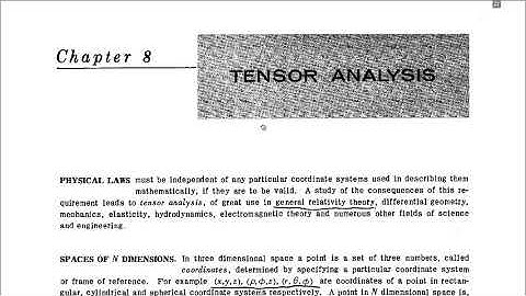 Tensor Analysis Lectures (in Bangla)→1 to 3