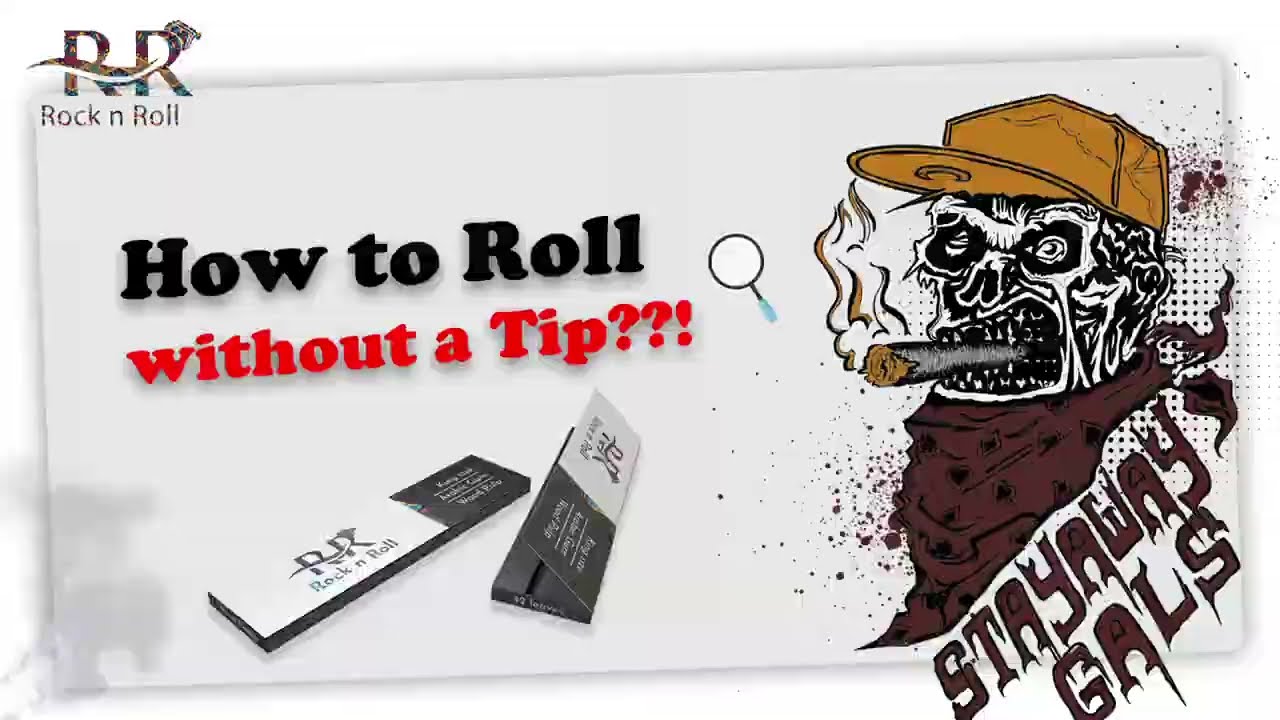 How to Roll Without a Tip??! | Rolling Paper | Rock n Roll
