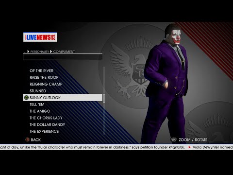 WHITE CRIB PRESS SECRETARY and PRESIDENT DANCE MOVES CUSTOMIZATION SHOWCASE SAINTS 4