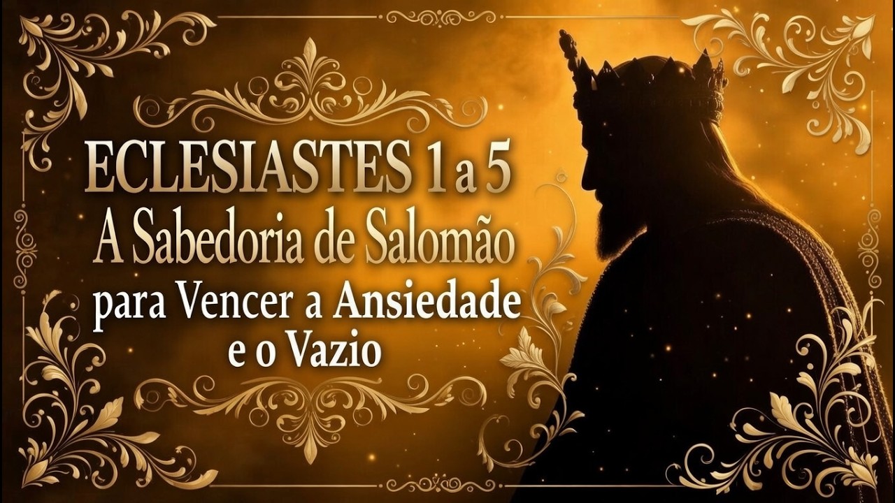 ECLESIASTES 1 a 5: A Sabedoria de Salomão para Vencer a Ansiedade e o Vazio