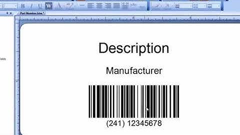Reading data from the database or excel spreadsheet in Bartender Software