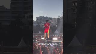 IShowSpeed FAILS STAGE DIVE