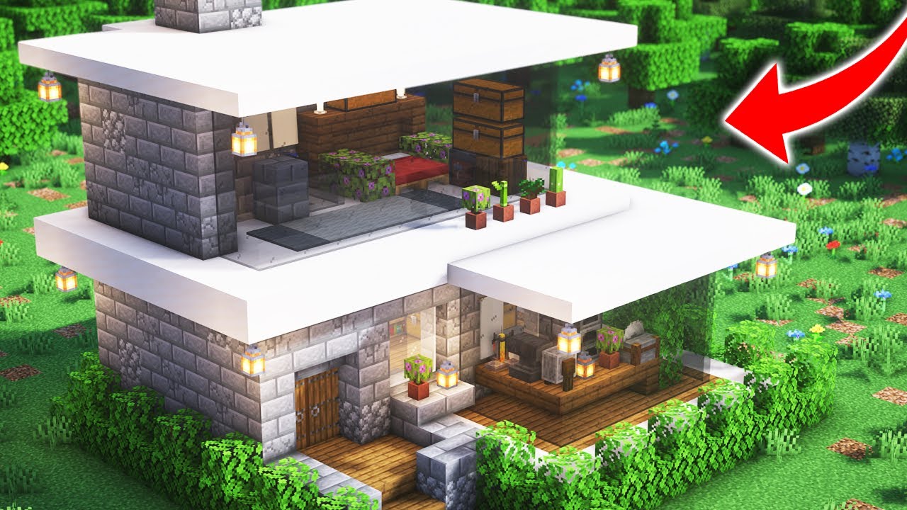 Modern House Tutorial - Julious - Minecraft Tutorial 