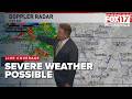 Severe weather possible Monday across Midstate, Southern Kentucky