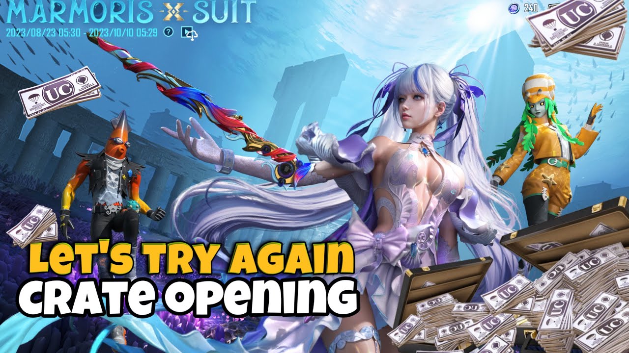 🔥 LET'S TRY AGAIN FOR NEW MARMORIS X-SUIT | NEW X-SUIT CRATE OPENING BGMI