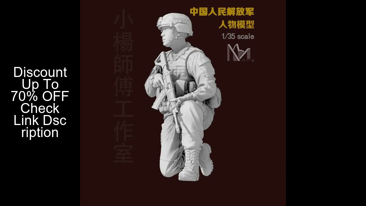 1/35  Resin Soldier model kits figure colorless and self-assembled 3D Printing  PLA002