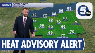 Heat Advisory in Effect for Northeast Ohio Until Wednesday