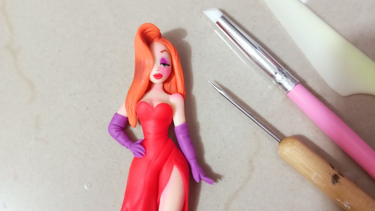 Jessica Rabbit en pasta flexible