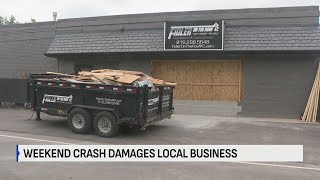 Oak Grove police seeking information about car that crashed into building