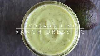 Avocado Lime Ranch Dressing