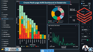 21. Create Multi-page AI/BI Dashboard in Databricks