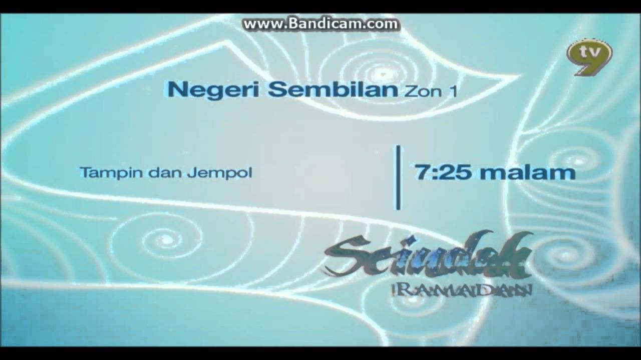 Ramalan waktu berbuka puasa TV9 (2014)