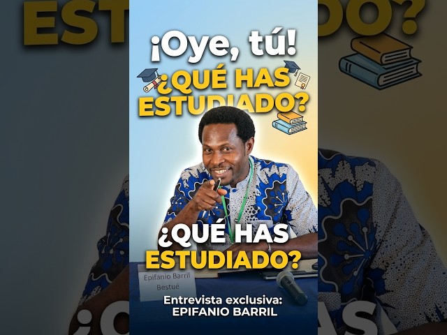 Qué has ESTUDIADO  Fórmate en lo que te gusta #guineaecuatorial
