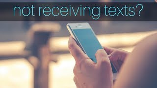 FIXED!! Android not receiving text messages!