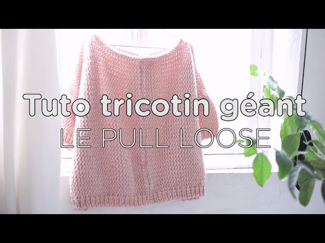 Tuto tricotin : le snood tressé / Loom knit a big snood 