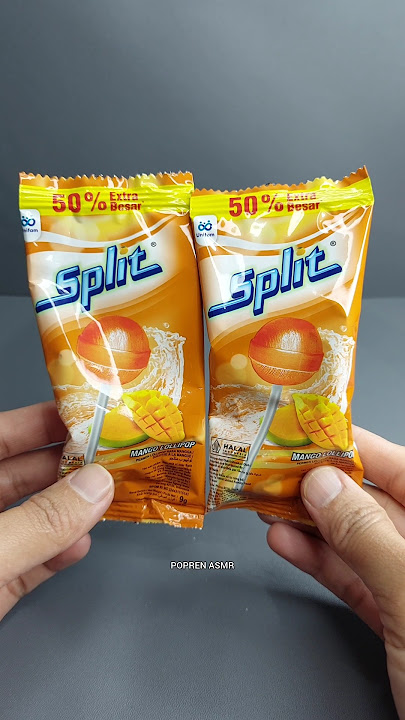 Split mango lollipop #poprenasmr #shortsfeed #shortvideo #shorts #short