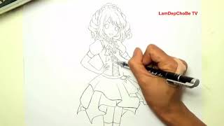 Hướng Dẫn Vẽ Laura Trong Aikatsu Stars Nè Các Bạn