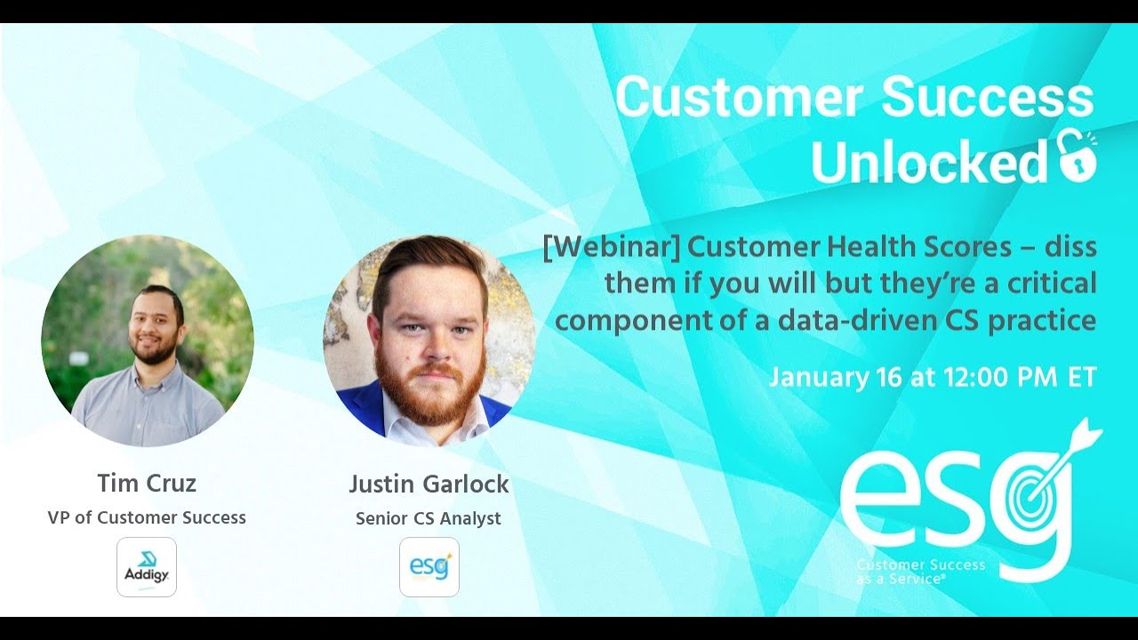 Customer Health Scores – diss them but they’re a critical component of a data-driven CS practice
