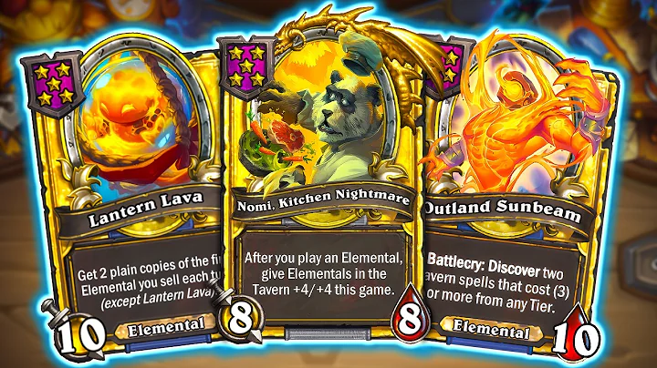 This Hero Is Secretly Broken! (Shop Buff Elemental Strategy) | Hearthstone Battlegrounds