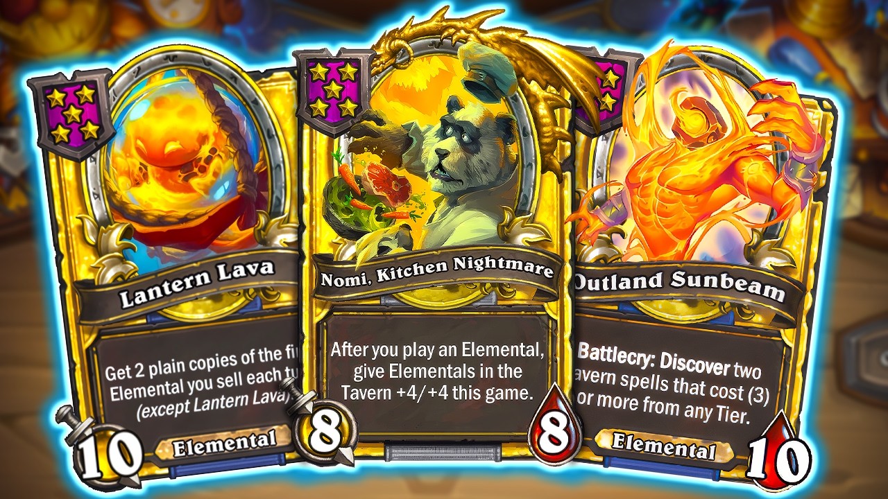 This Hero Is Secretly Broken! (Shop Buff Elemental Strategy) | Hearthstone Battlegrounds