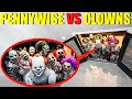 PENNYWISE VS CLOWN ARMY AT OUR HOUSE! (THE ULTIMATE BATTLE)