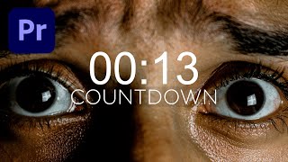 How to Make a Countdown in Premiere Pro SUPER EASILY