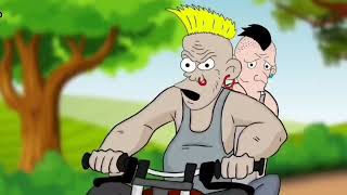 Crazy Race Animation  Animasi Crazy Racing cartoon crazyracer funnycartoon