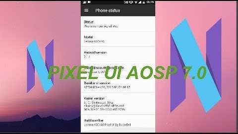 Lenovo K3 Note AOSP Nougat 7.0