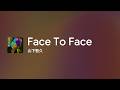 [Lyrics] Face To Face - Off Main Vocal / 山下智久