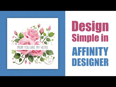 Best Design in Affinity Designer Tutorial | Mom My Hero