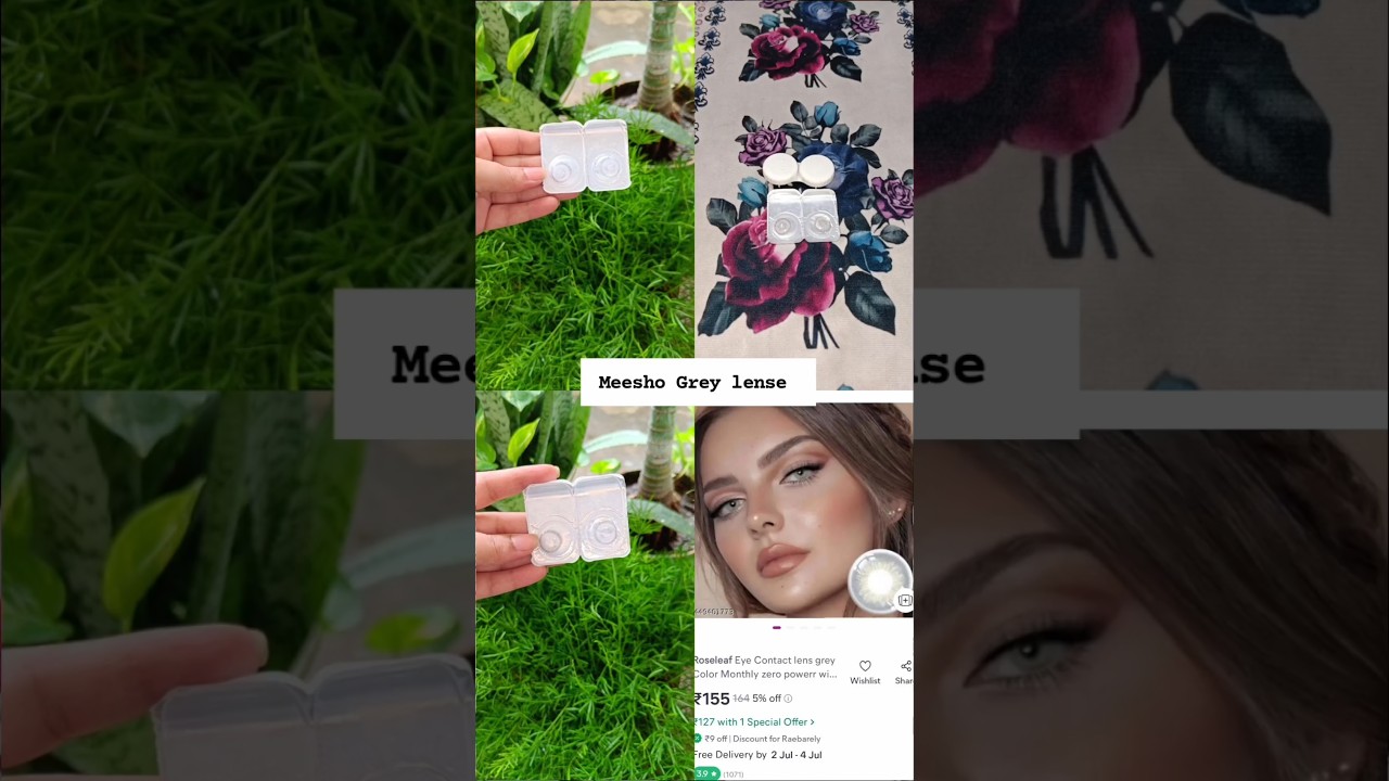 Grey Lens under me 300 from Meesho