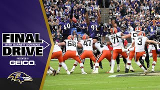 Ravens Special Teams Dominated vs. Browns | Ravens Final Drive