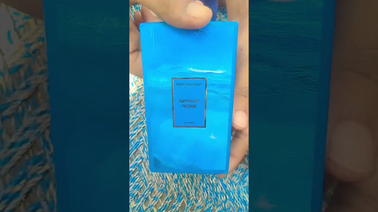 Depth of ocean 🌊 perfume ❤️ unboxing